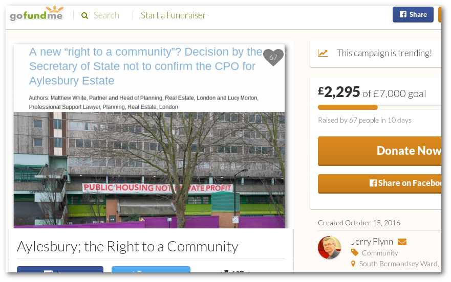 Aylesbury Crowdfunding kicks off to successful start